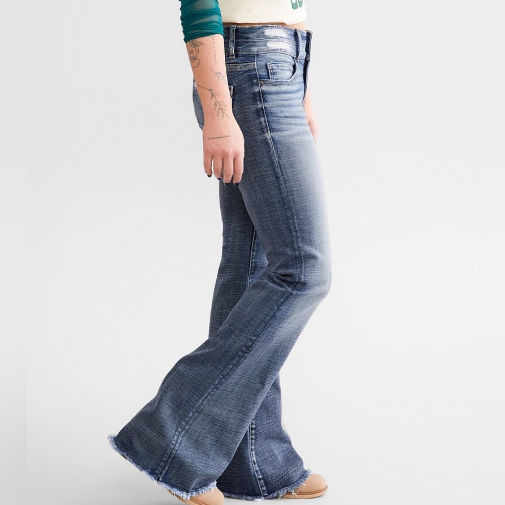 Buckle BKE Payton Universal Midrise Flare Jeans Sz 31 12/14 ABK889R - Picture 2 of 9